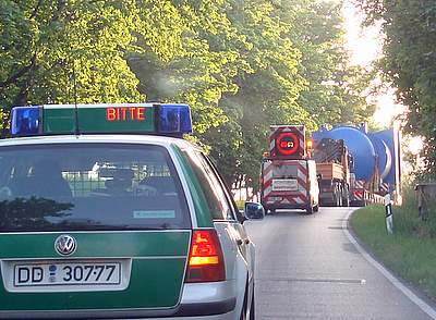 Bild zu Schwertransport am Ostritzer Berg