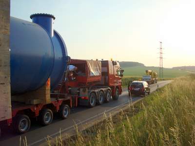 Bild zu Schwertransport am Ostritzer Berg
