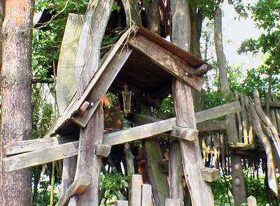 Neue Baumhäuser im BH-Hotel auf der Kulturinsel Einsiedel