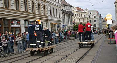 Bild zu 1. Grlitzer Draisinenrennen