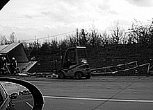 Bild zu Lkw-Unfall auf der A4
