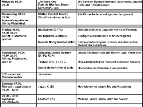 Bildtitel: Blonde Stimme setzt i-Punkt auf das Jazztage-Programm Bild zu Blonde Stimme setzt i-Punkt auf das Jazztage-Programm