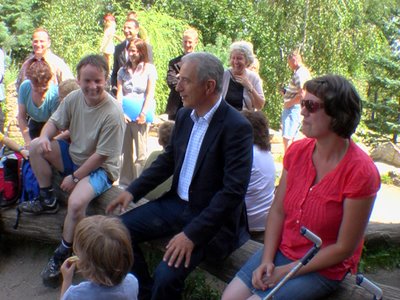 Bild zu Tillich zu Gast auf der Kulturinsel