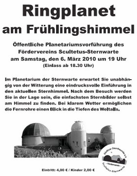 Bild zu Ringplanet am Frhlingshimmel