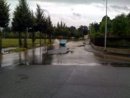 Hochwasser in Zittau am 7. August 2010