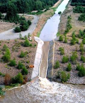Bild zu Bergbaufolgeseen entlasten Flsse