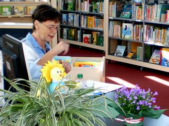 Bild zu Unterrichtsstunde in der Grlitzer Kinderbibliothek