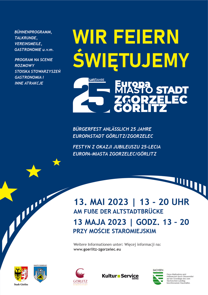 Vielfältiges Bühnenprogramm mit Künstlern aus Görlitz und Zgorzelec