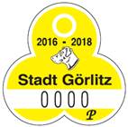 Bild zu Post fr den Hund: Die neue Grlitzer Hundesteuermarke