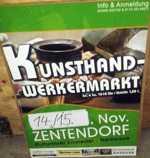 Bild zu Kunsthandwerkermarkt auf der Kulturinsel Einsiedel
