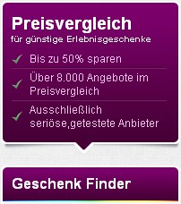 Bild zu galanto.de weist den Weg zu Geschenken und Erlebnissen