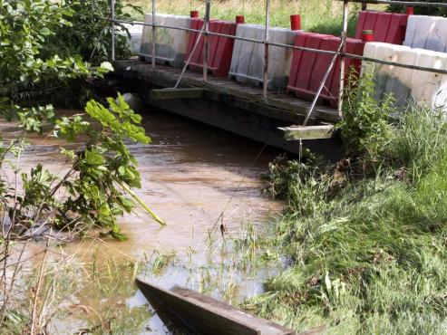 Bild zu Hochwasser im Landkreis Grlitz entspannt sich