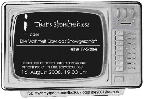 Bild zu Theater im OHR im August 2008