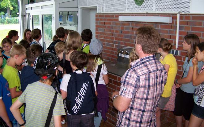 Bildtitel: Beobachtet rund um die Uhr: Das Wasserwerk Bild zu Beobachtet rund um die Uhr: Das Wasserwerk
