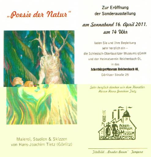 Bild zu AckerbrgerMuseum Reichenbach zeigt "Poesie der Natur"