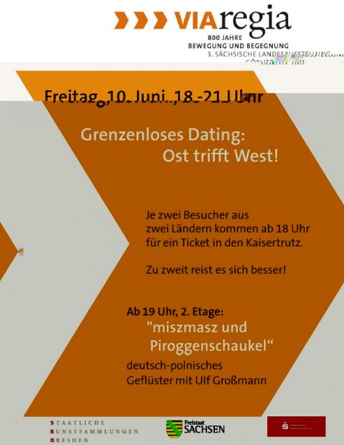 Bild zu 3. Schsische Landesausstellung "via regia" will grenzenloses Dating
