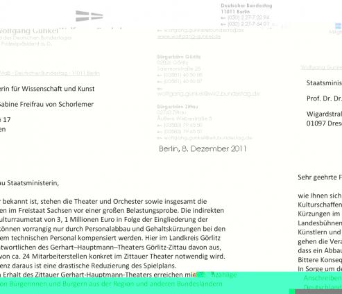 Bild zu Bundestagsmitglied Gunkel fr Theater Zittau