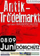 Bild zu Antik- und Trdelmarkt am Wasserschloss Dbschtz