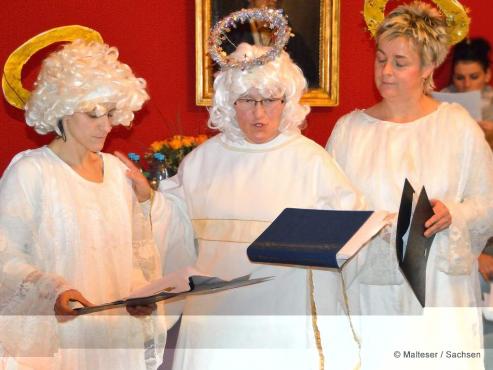 Bild zu Engel verknden Weihnachtsbotschaft im Malteser-Schloss