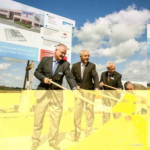 Bild zu Baubeginn bei Borbet in Kodersdorf