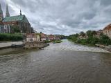 Bild zu Erste Hochwasser-Alarmstufe in Grlitz erreicht  Entwicklung der Lage bleibt offen