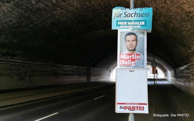 Bild zu Stimmungsvolle Wahlkampfplakate und ein Kontrastplakat
