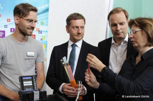 Bild zu Start fr gefrderten Breitbandausbau im Landkreis Grlitz