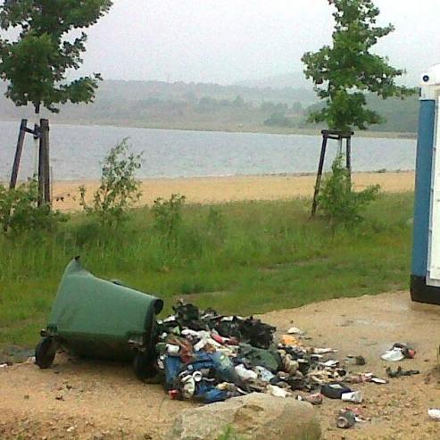 Bild zu Brand am Berzdorfer See