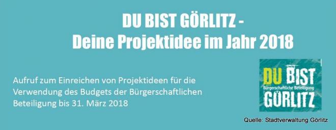 Aufruf zu Projektideen im Zuge der Bürgerschaftlichen Beteiligung für 2018 Aufruf zu Projektideen im Zuge der Bürgerschaftlichen Beteiligung für 2018