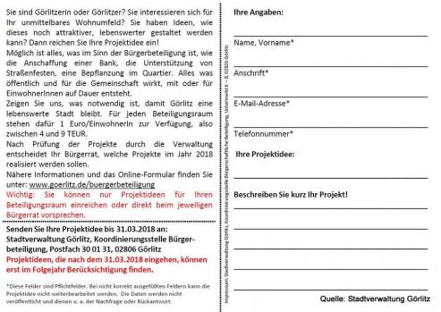 Bild zu Geld ist da: Ideen fr Grlitz gefragt