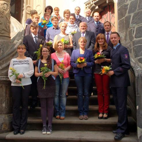 Bild zu Stadtverwaltung Grlitz: Feierstunde der Auszubildenden