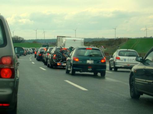 Bild zu Baustellen auf der Autobahn A4