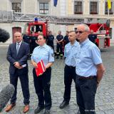 Bild zu Feuerwehr-Drehleiter aus Grlitz fr Kiew