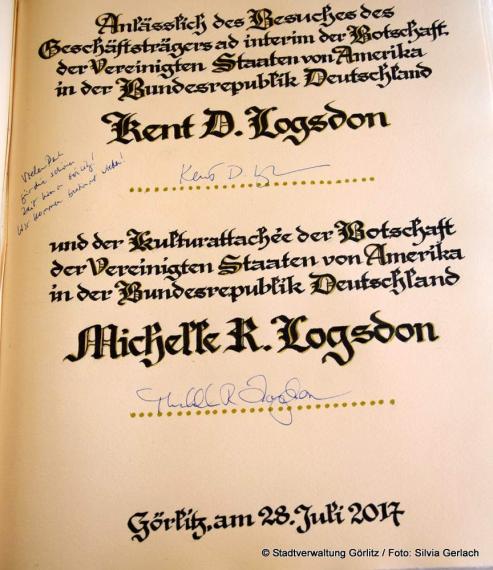Bild zu Amerikaner im Grlitzer Rathaus