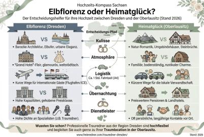 Bild zu Elbflorenz oder Heimatgl�ck? Ein Entscheidungshelfer f�r Hochzeiten im Osten Sachsens