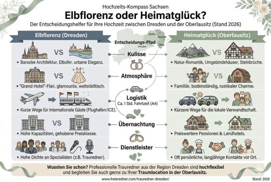 Bild zu Elbflorenz oder Heimatgl�ck? Ein Entscheidungshelfer f�r Hochzeiten im Osten Sachsens