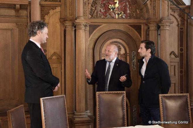 Bildtitel: Ehrung für erfolgreiche Filmleute an der Location Görlitz Bild zu Ehrung für erfolgreiche Filmleute an der Location Görlitz