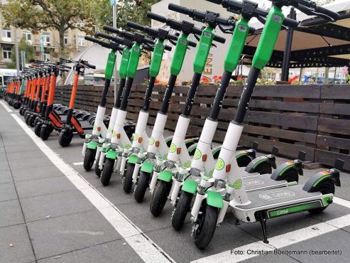 Bild zu E-Roller - ein immer hufiger zu beobachtendes Phnomen in Grostdten