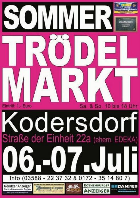 Bild zu Kodersdorf ruft zum Sommer-Trdelmarkt!