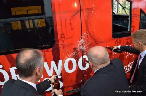 Bild zu Grliwood-Express macht Reklame auf Schienen