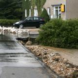 Markersdorfer Brger berichten vom Juli 2012: Das Hochwasser stieg rasant