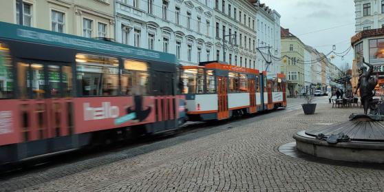 Bild zu Weinberg-Bauarbeiten bringen nderungen fr Straenbahnlinien 1 und 2