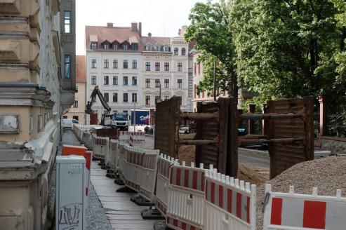 Bild zu Grlitz: neue Baustellen mitten im Mai