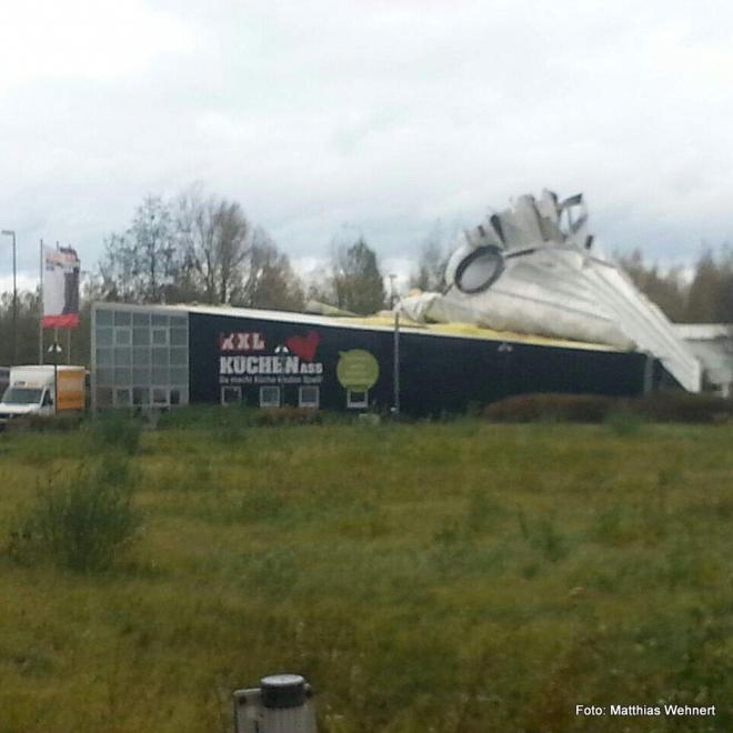 Nach Sturmtief Herwart in Grlitz