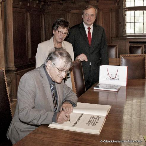 Bild zu Grlitz: Neu im Goldenen Buch der Stadt