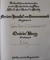 Bild zu Neu im  Goldenen Buch der Stadt Grlitz