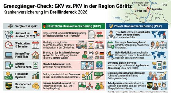 Bild zu Grenzg�nger im Dreil�ndereck: Strategien f�r die Krankenversicherung 2026