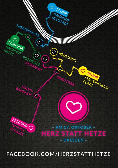 Bild zu "Herz statt Hetze" in Dresden