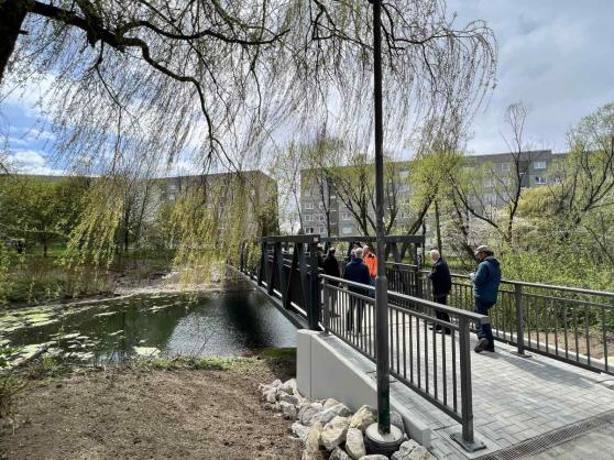 Bild zu Abschluss der Bauarbeiten an der Kidrontalbrcke
