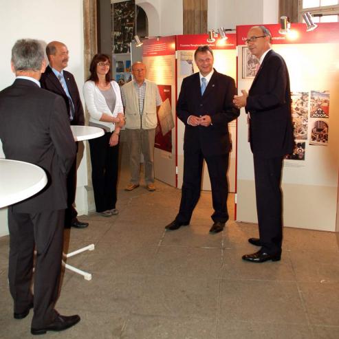 Bild zu Rathaus Grlitz zeigt Jubilums-Ausstellung